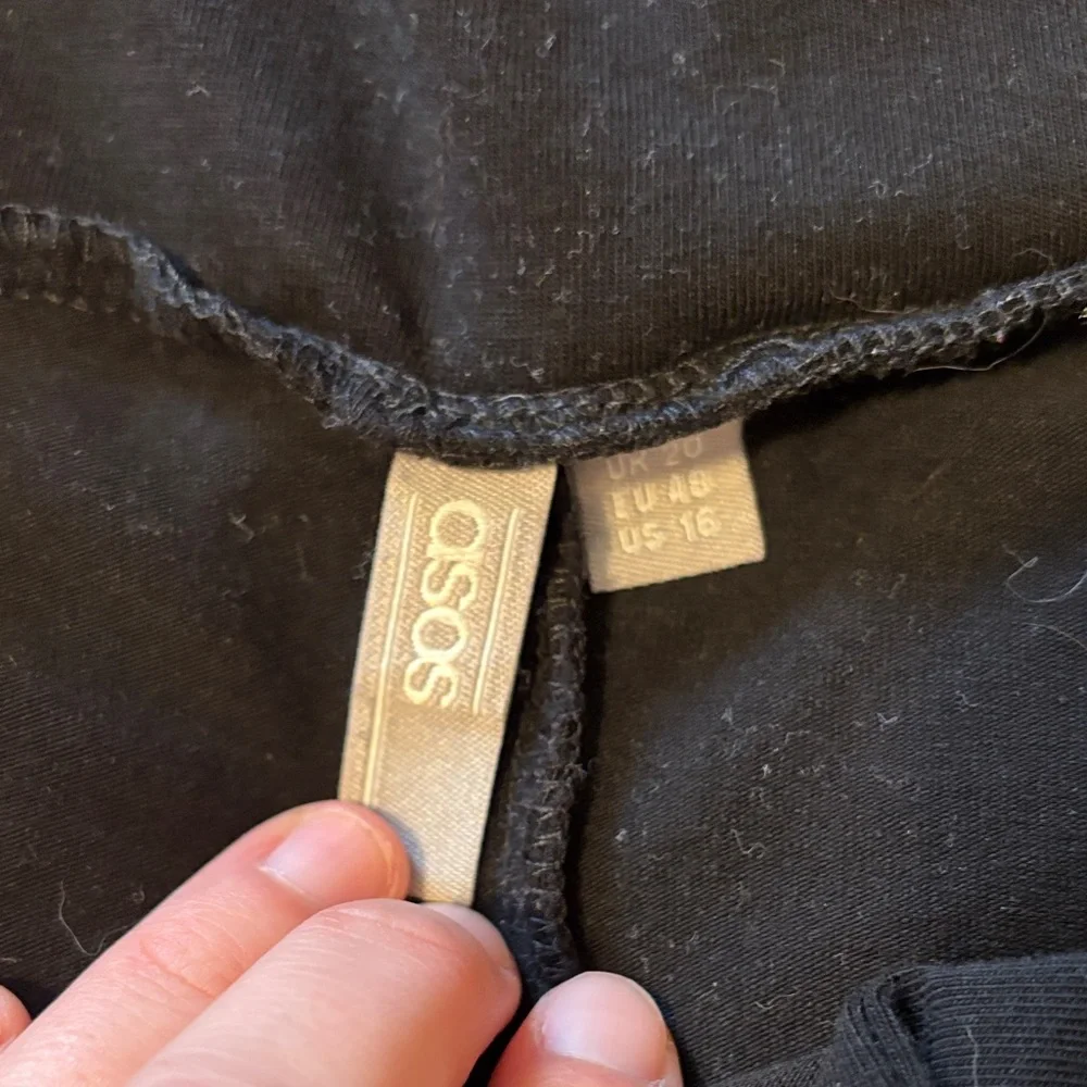 ASOS Black Overall Dress - Picture 2 of 3
